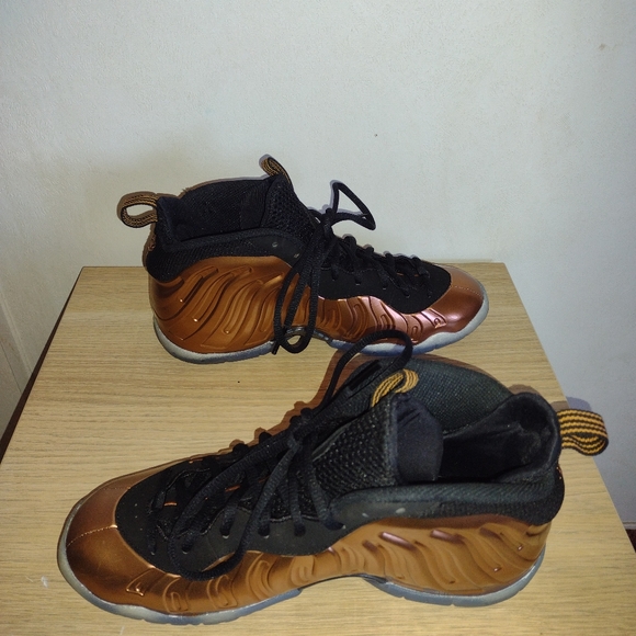 Nike Little Posite One Copper Big Kids 644791-004 - Picture 13 of 13